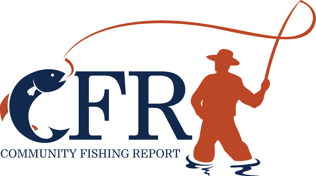 CFR spelled out with an angler standing next to the logo